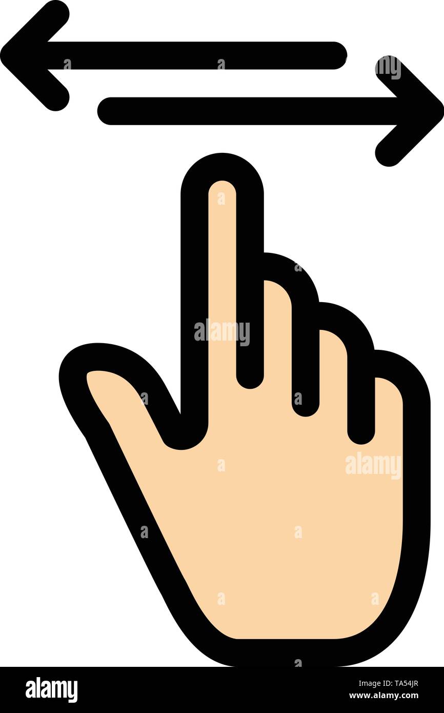 Flick Left Gesturing Color Icon Gesture Gesturing Human Vector, Gesture,  Gesturing, Human PNG and Vector with Transparent Background for Free  Download