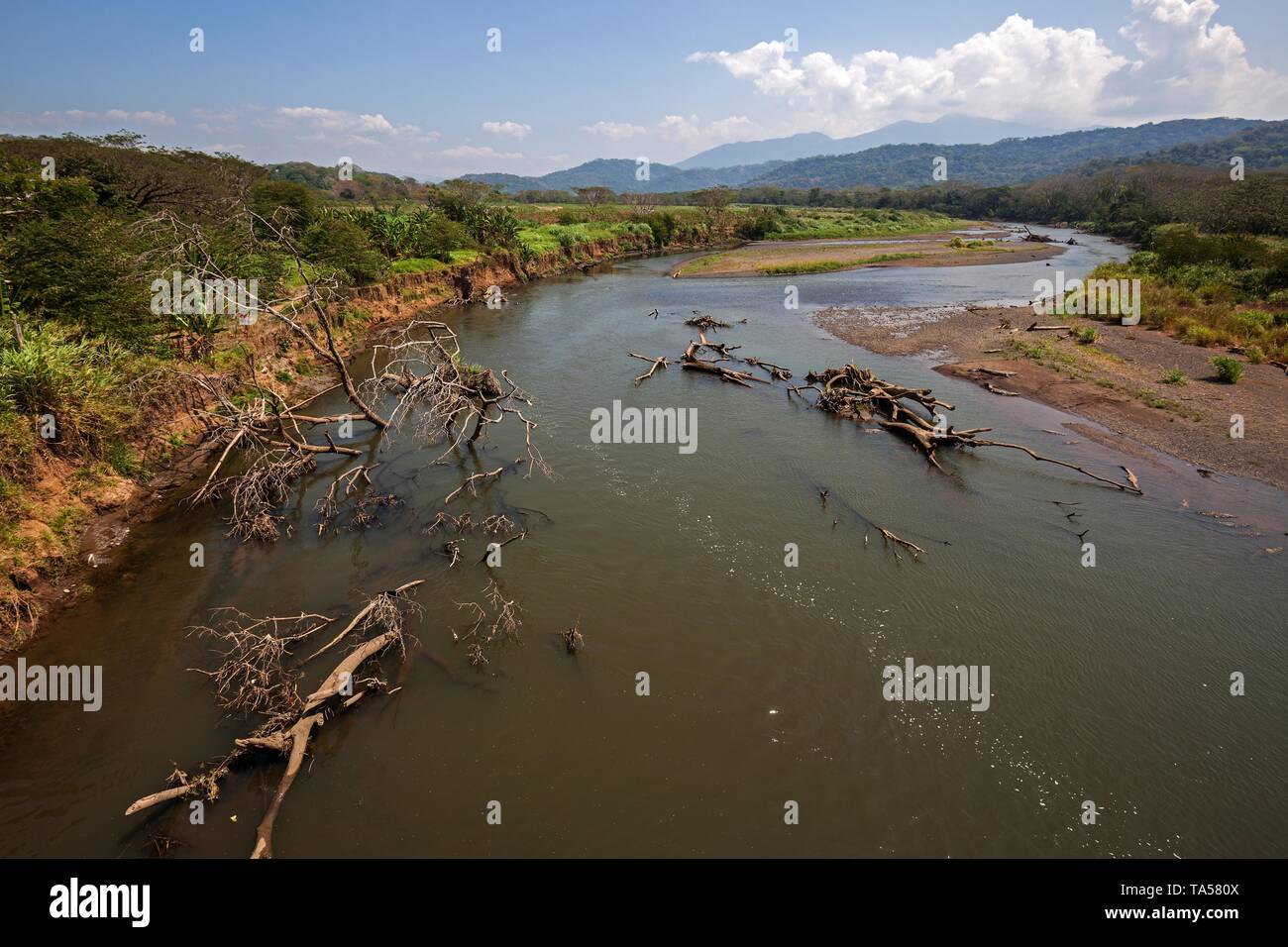 Tarcoles River, Carara National Park, Parque Nacional Carara