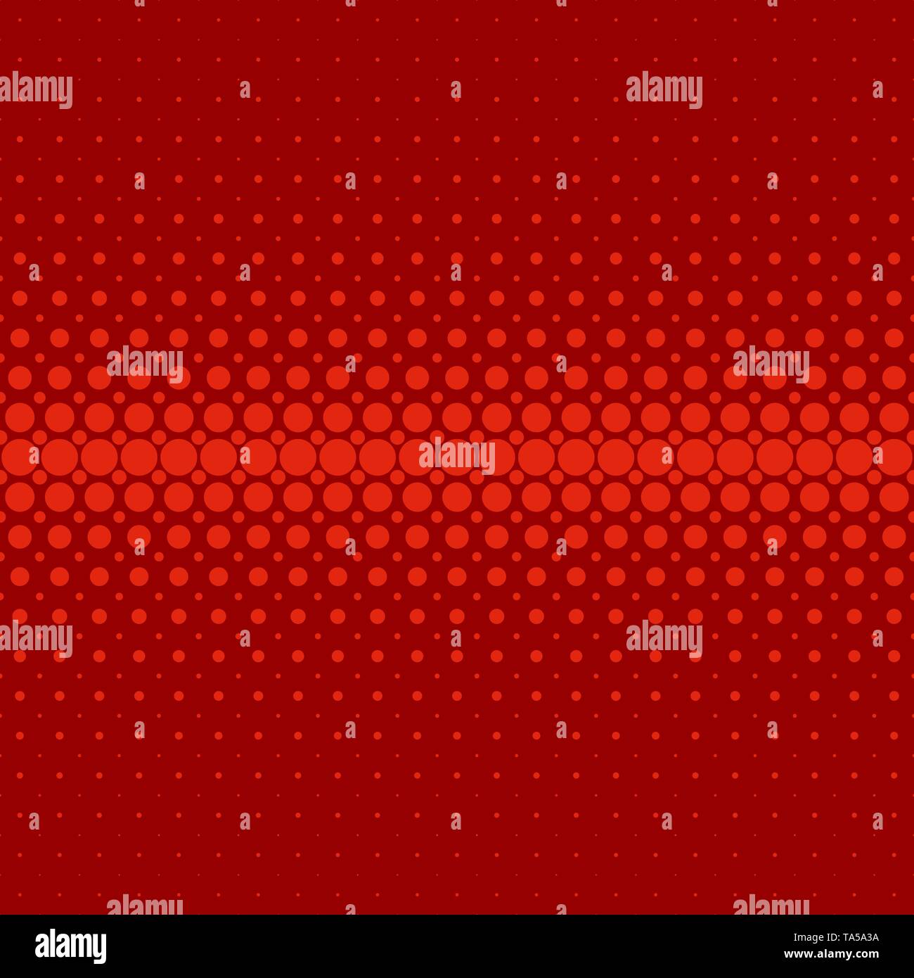 Geometric halftone dot pattern background - vector graphic from red ...