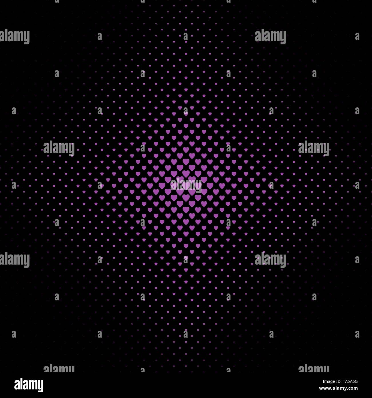 Halftone heart pattern background - vector graphic design Stock Vector ...