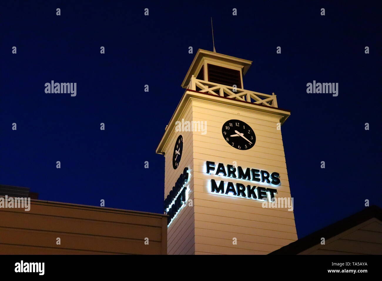 The Original FARMERS MARKET in Los Angeles - California Stock Photo - Alamy