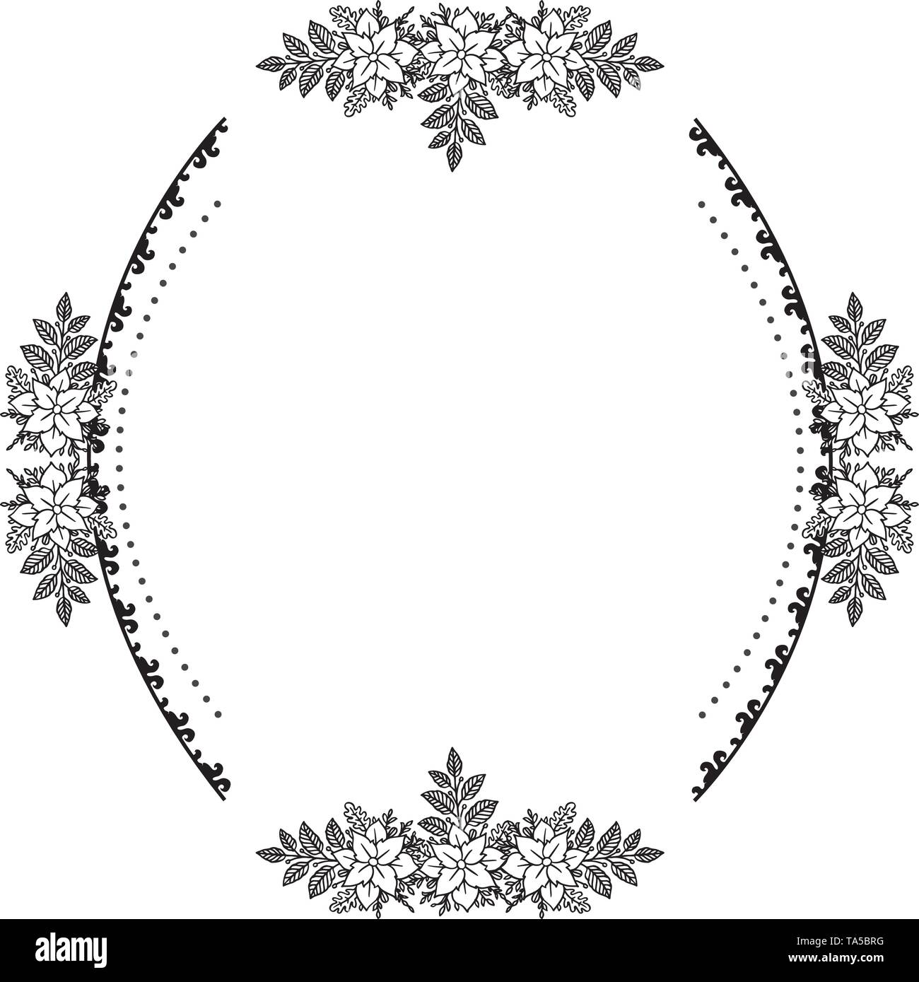 Vector illustration various pattern with invitation card hand drawn ...