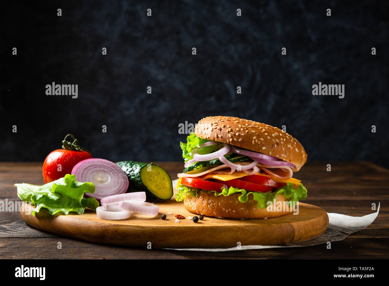 Ham Sandwich Sign Stock Photos Ham Sandwich Sign Stock