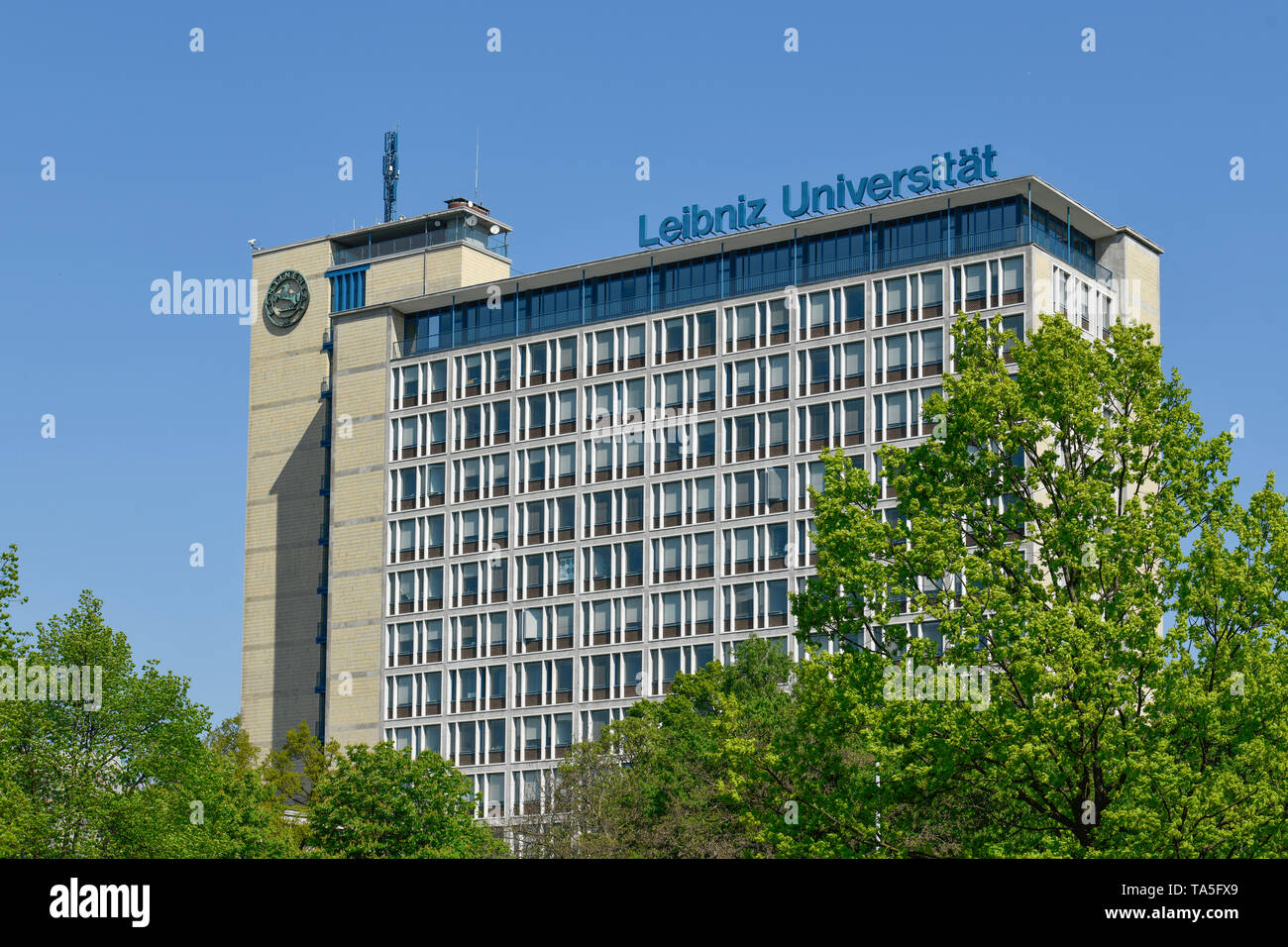 Economic-scientific faculty, Gottfried Wilhelm Leibniz university of Hannover, Königsworther place, Hannover, Lower Saxony, Germany, Wirtschaftswissen Stock Photo