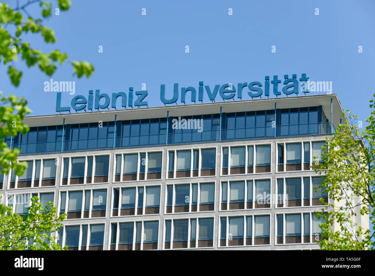 Economic-scientific faculty, Gottfried Wilhelm Leibniz university of Hannover, Königsworther place, Hannover, Lower Saxony, Germany, Wirtschaftswissen Stock Photo