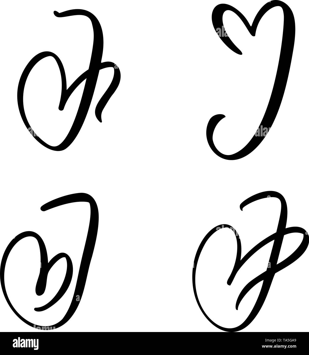 Vector Set Of Vintage Floral Letter Monogram J Calligraphy Element Valentine Flourish Hand Drawn Heart Sign For Page Decoration And Design Stock Vector Image Art Alamy Letter case (or just case) is the distinction between the letters that are in larger uppercase or capitals (or more formally majuscule) and smaller lowercase (or more formally minuscule). https www alamy com vector set of vintage floral letter monogram j calligraphy element valentine flourish hand drawn heart sign for page decoration and design image247214305 html