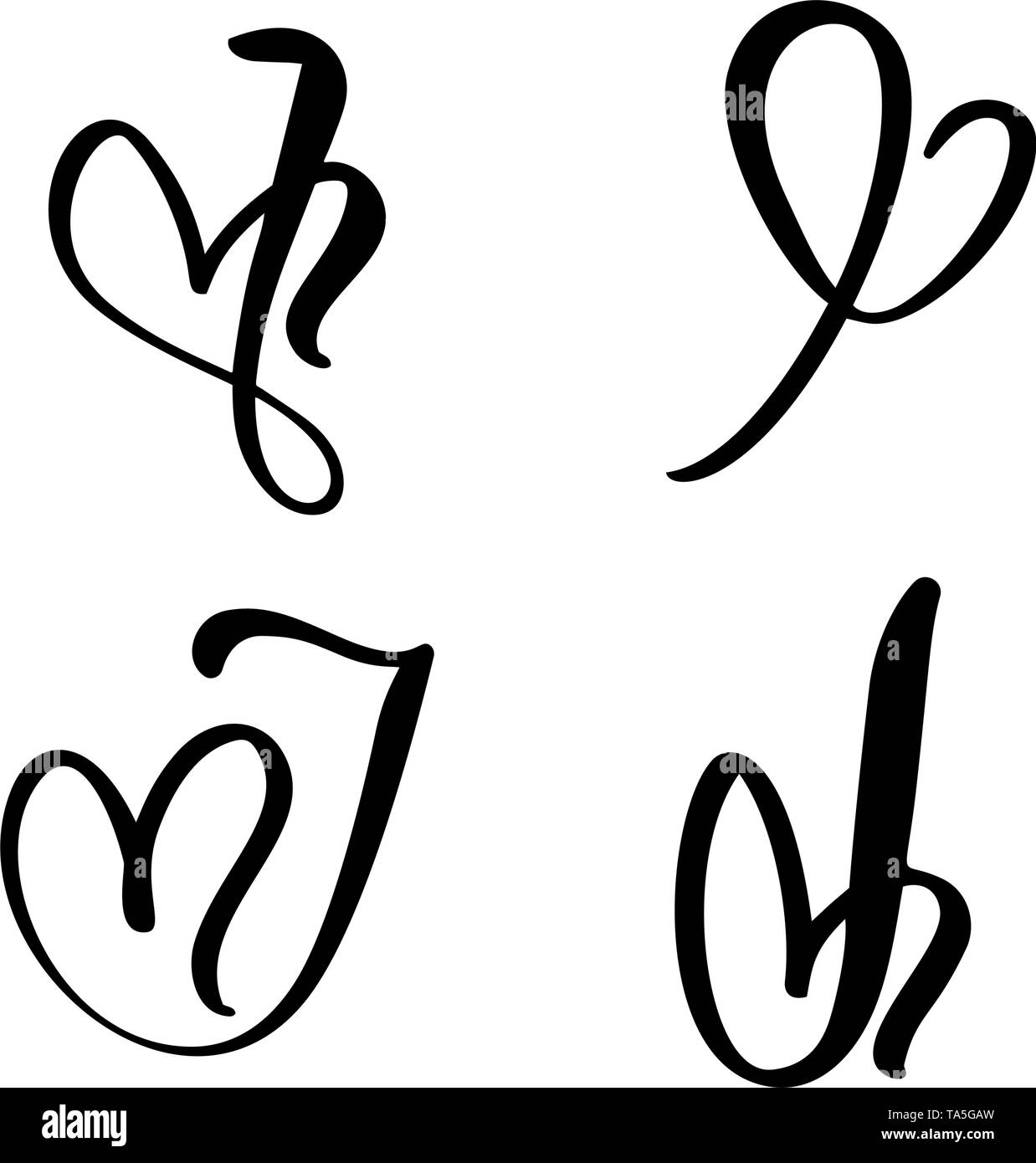 Vector Set Of Vintage Floral Letter Monogram I Calligraphy Element Valentine Flourish Hand Drawn Heart Sign For Page Decoration And Design Stock Vector Image Art Alamy Modern calligraphy lettering of let your wish come true in colorful gradient with white outlines on yellow background with pink ra. https www alamy com vector set of vintage floral letter monogram i calligraphy element valentine flourish hand drawn heart sign for page decoration and design image247214321 html