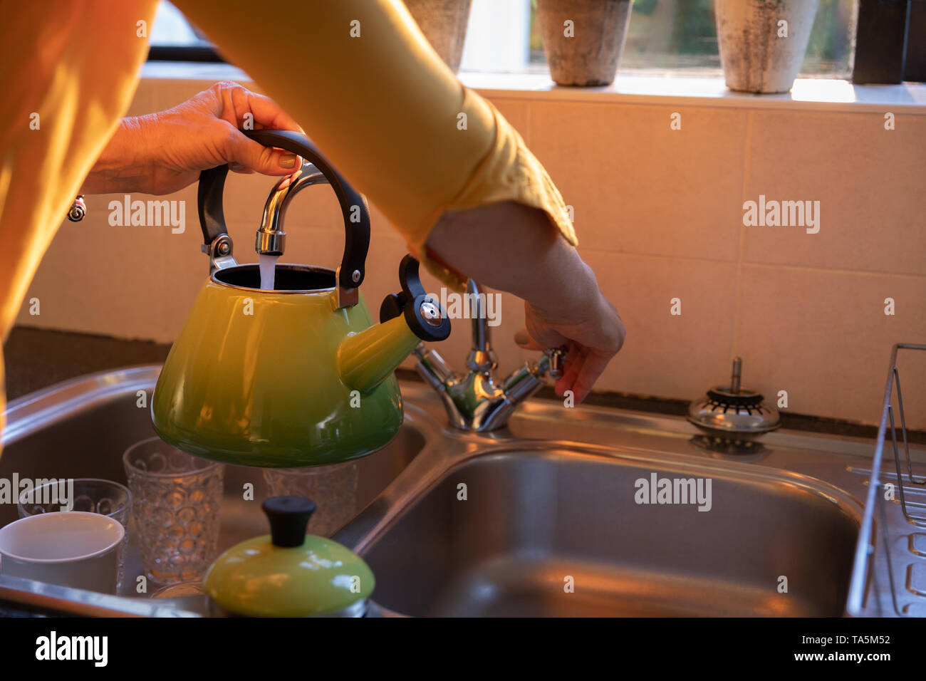 Kettle Water Tap High Resolution Stock Photography And Images Alamy