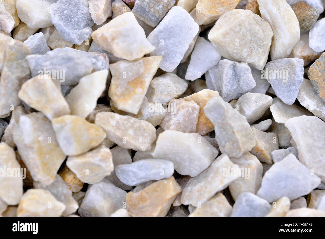 Decorative stone construction crumb close-up macro photo of a stone designer background Stock Photo