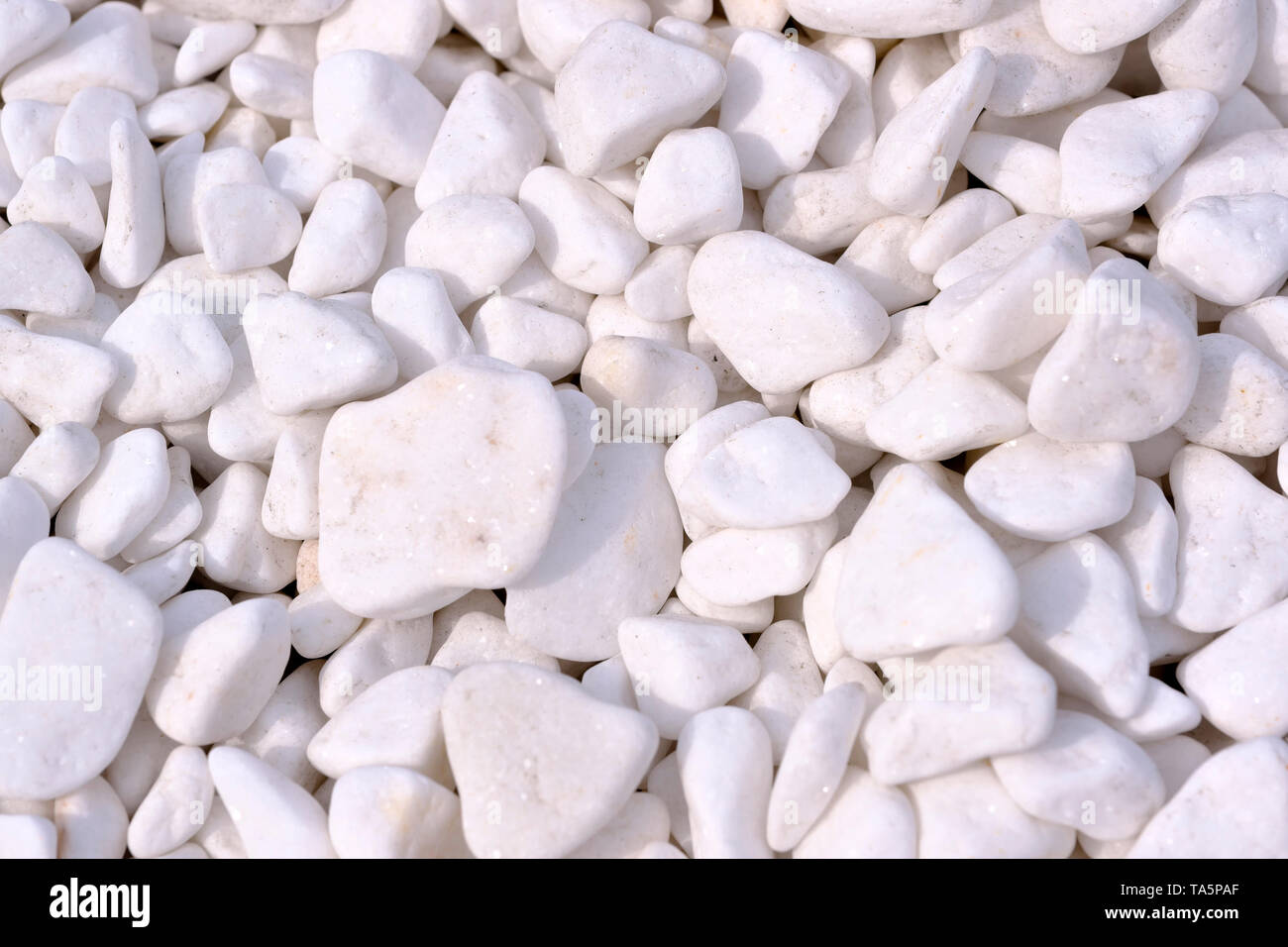 Decorative marble chips close-up macro photo of a stone designer background Stock Photo