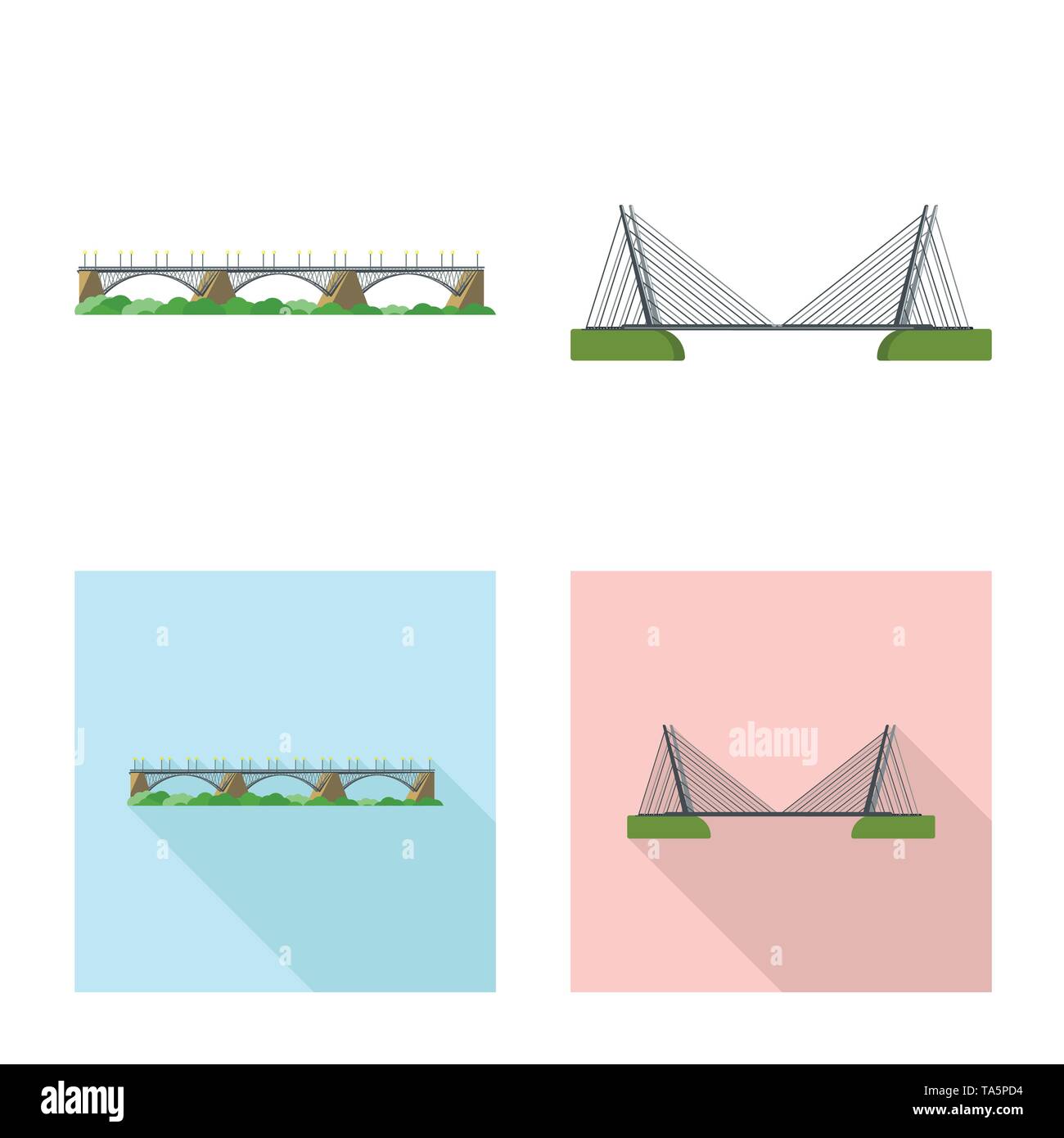 Vector design of connection and design symbol. Set of connection and ...