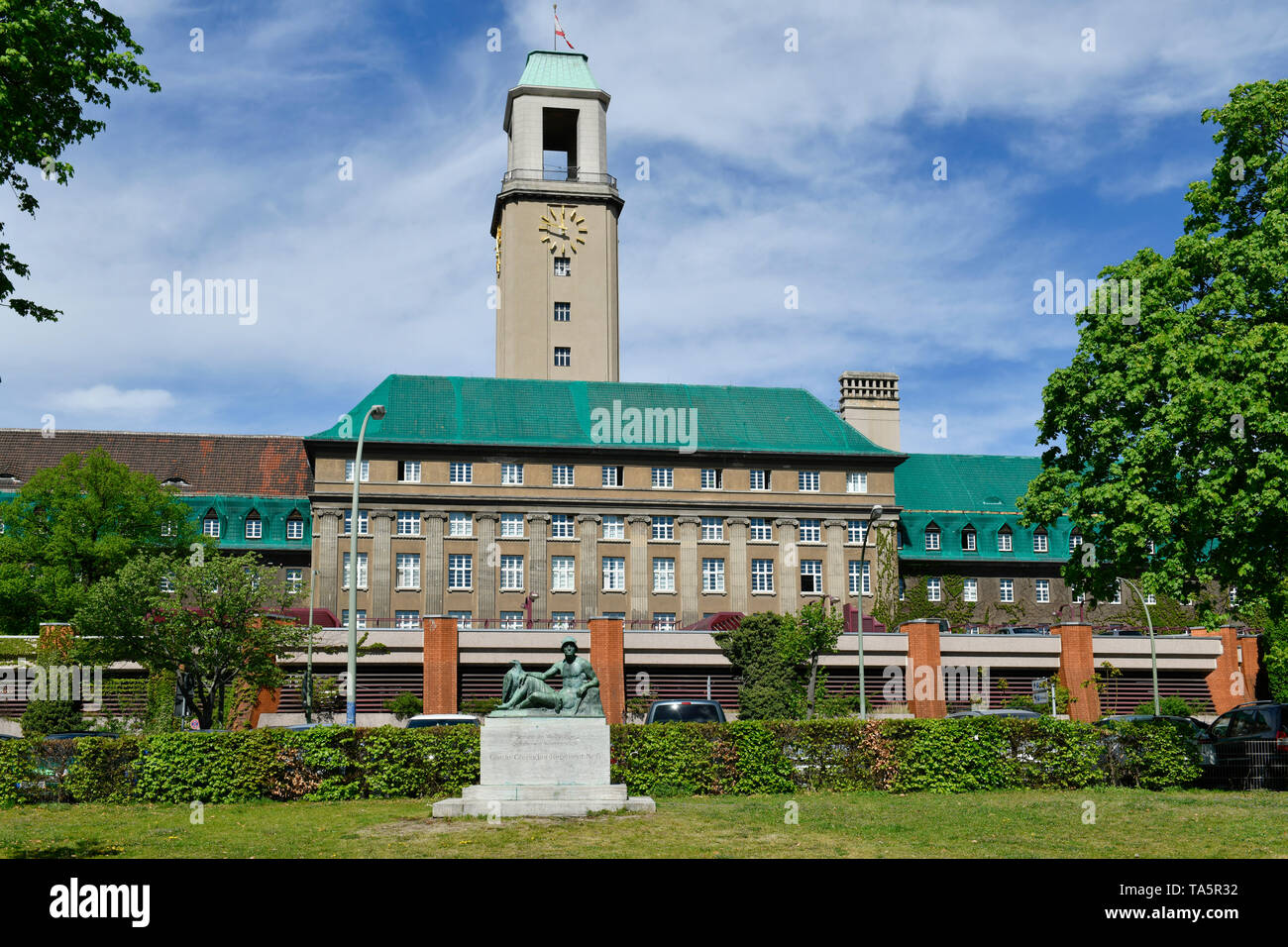 City Hall Spandau Back Stick Wood Garden Spandau Berlin