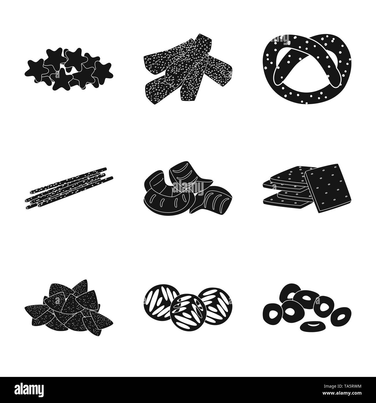 Crunchy crackers Black and White Stock Photos & Images - Alamy