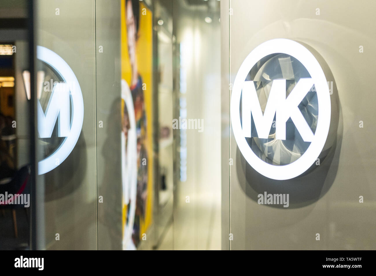 May 21, 2019 Hong Kong Michael Kors logo, an American Fashion store