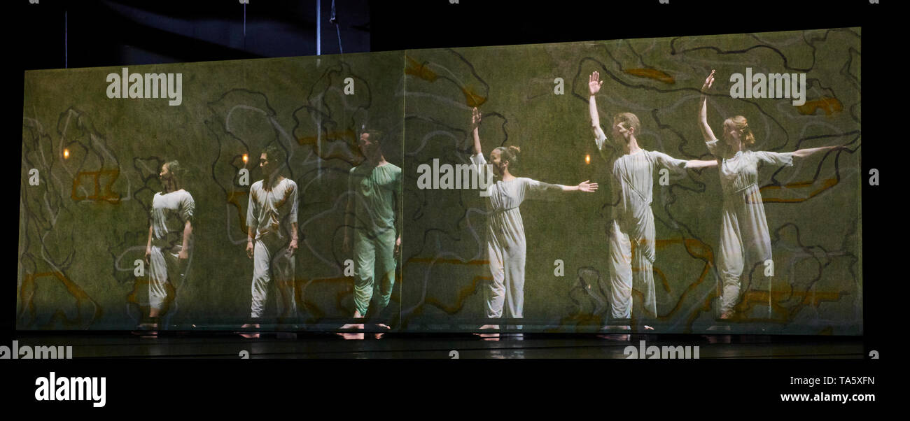 London, UK. 21st May 2019. Dress rehearsal of Four Quartets