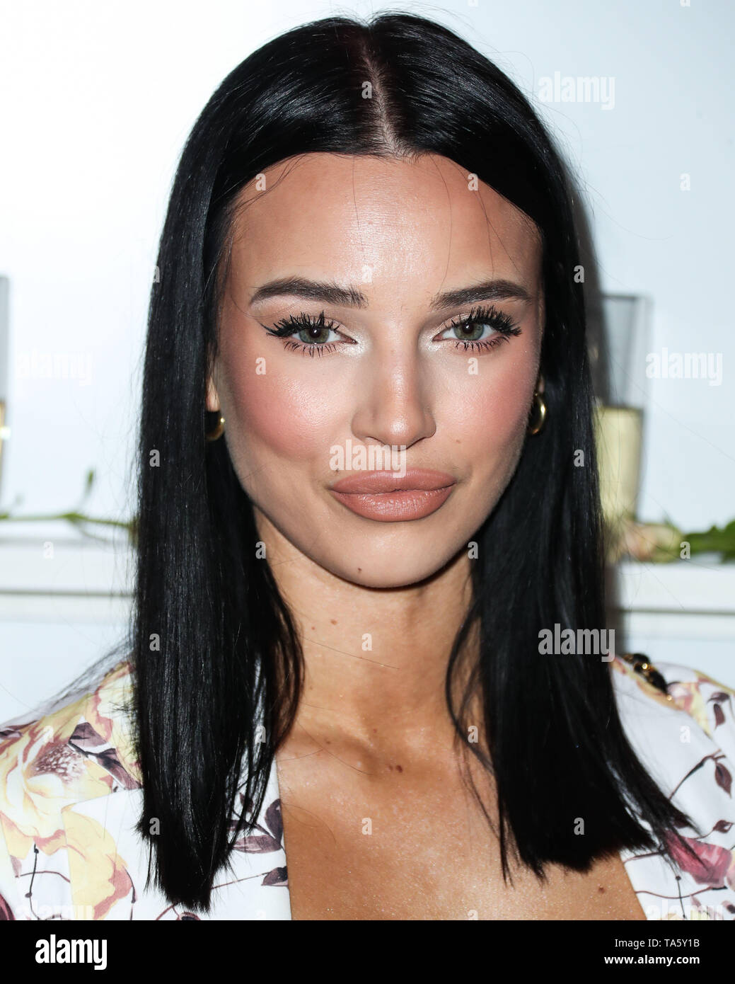 West Hollywood, United States. 21st May, 2019. WEST HOLLYWOOD, LOS ANGELES, CA, USA - MAY 21: Genelle Seldon arrives at the Delilah Belle x Boohoo Premium Launch Celebration held at Bootsy Bellows on May 21, 2019 in West Hollywood, Los Angeles, California, United States. (Photo by Xavier Collin/Image Press Agency) Credit: Image Press Agency/Alamy Live News Stock Photo