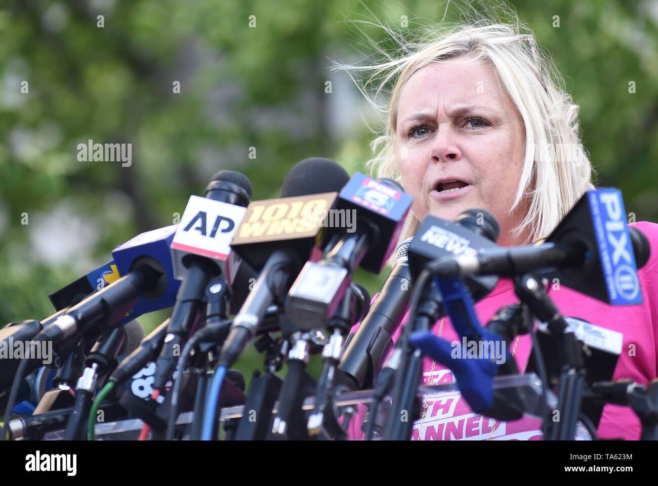 New York, NY, USA. 21st May, 2019. Laura McQuade in attendance for #STOPTHEBANS Planned Parenthood Rally, Foley Square, New York, NY May 21, 2019. Credit: Kristin Callahan/Everett Collection/Alamy Live News Stock Photo