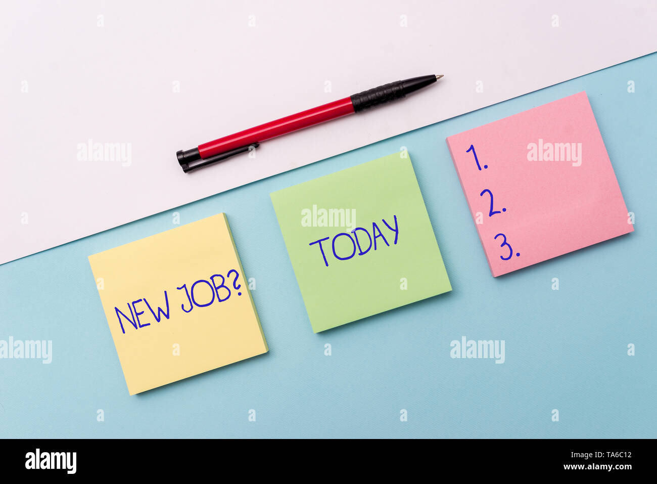 Conceptual hand writing showing New Job Question. Concept meaning