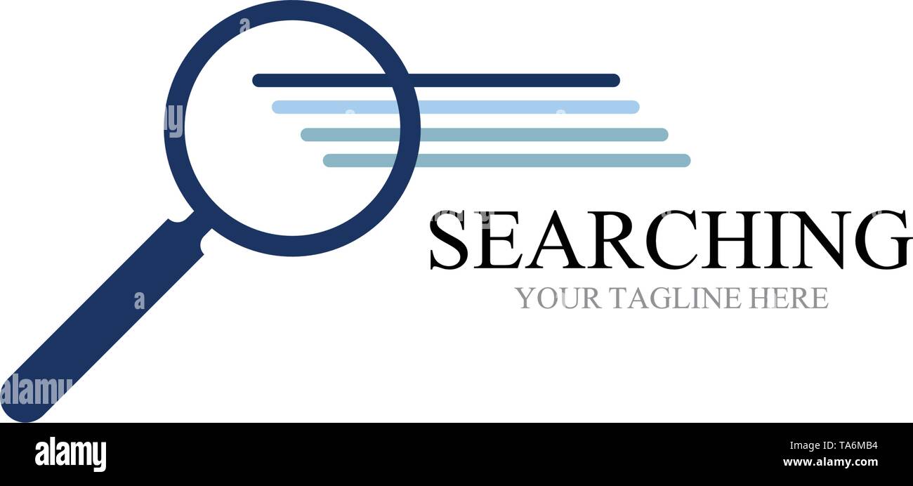Search logo and symbol template vector Stock Vector