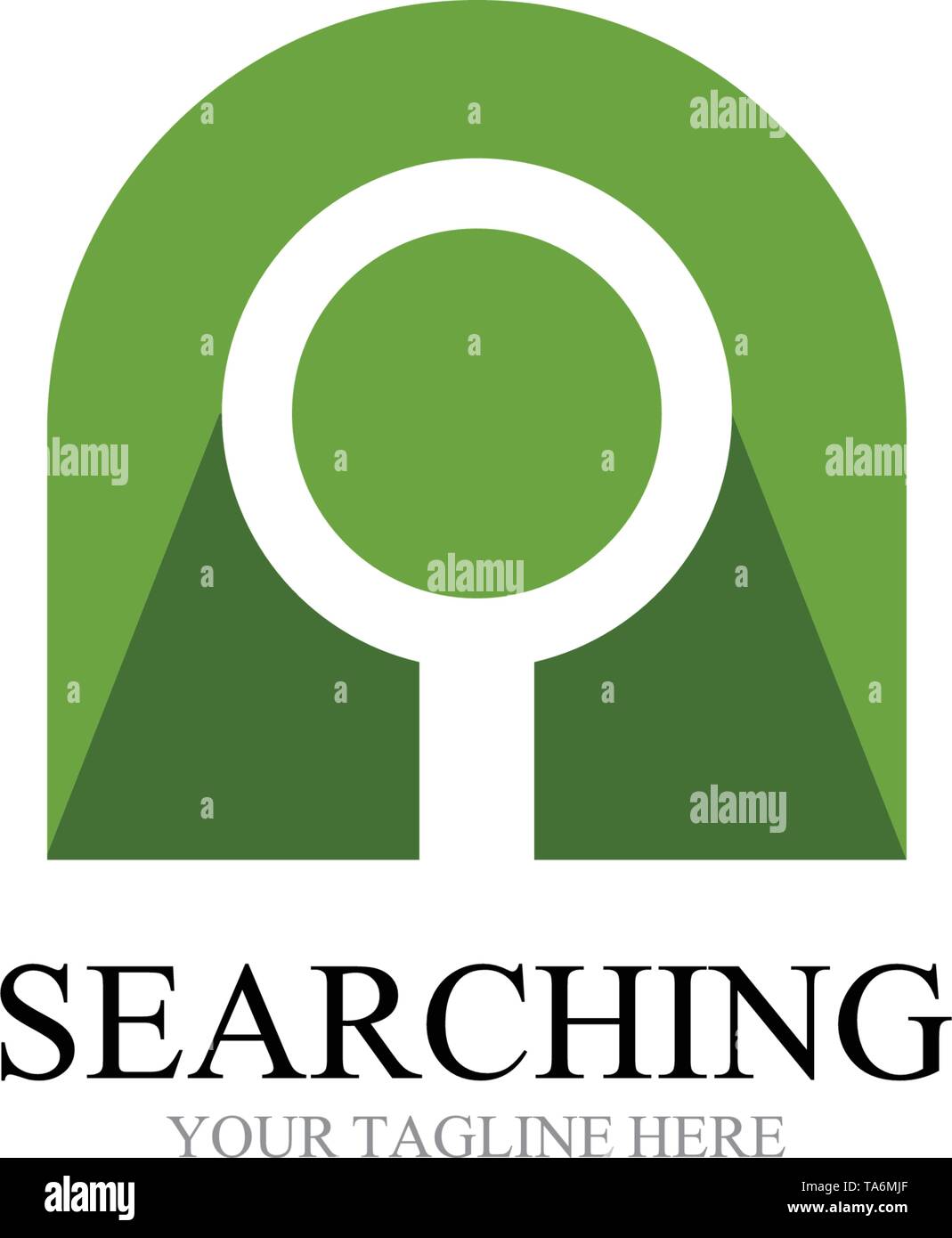 Search logo and symbol template vector Stock Vector