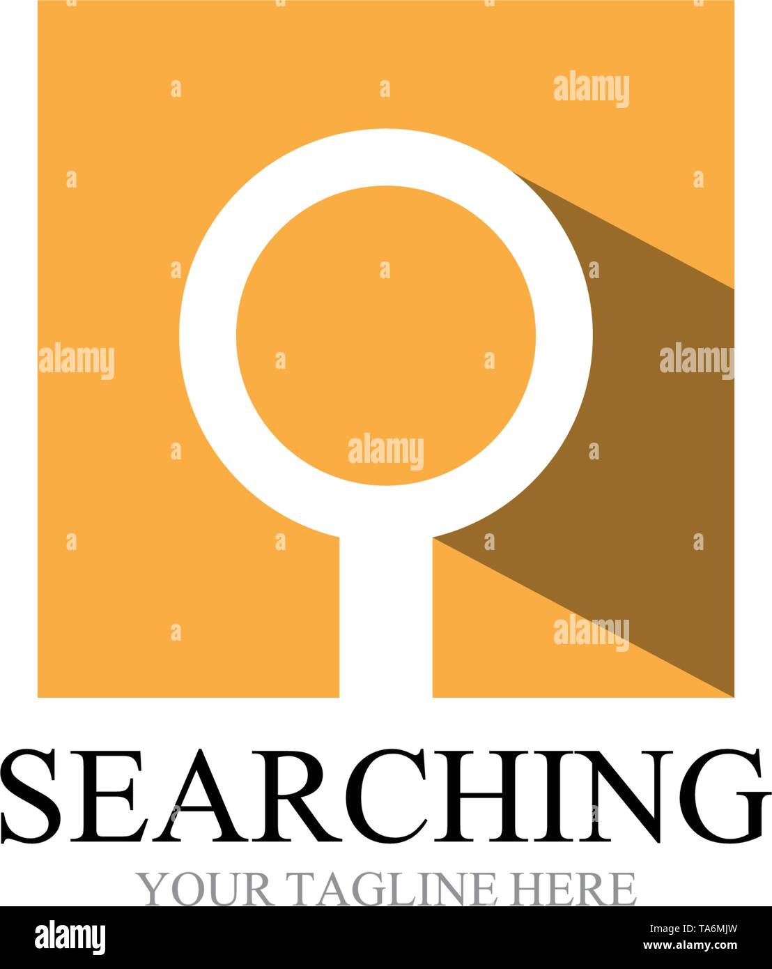 Search logo and symbol template vector Stock Vector