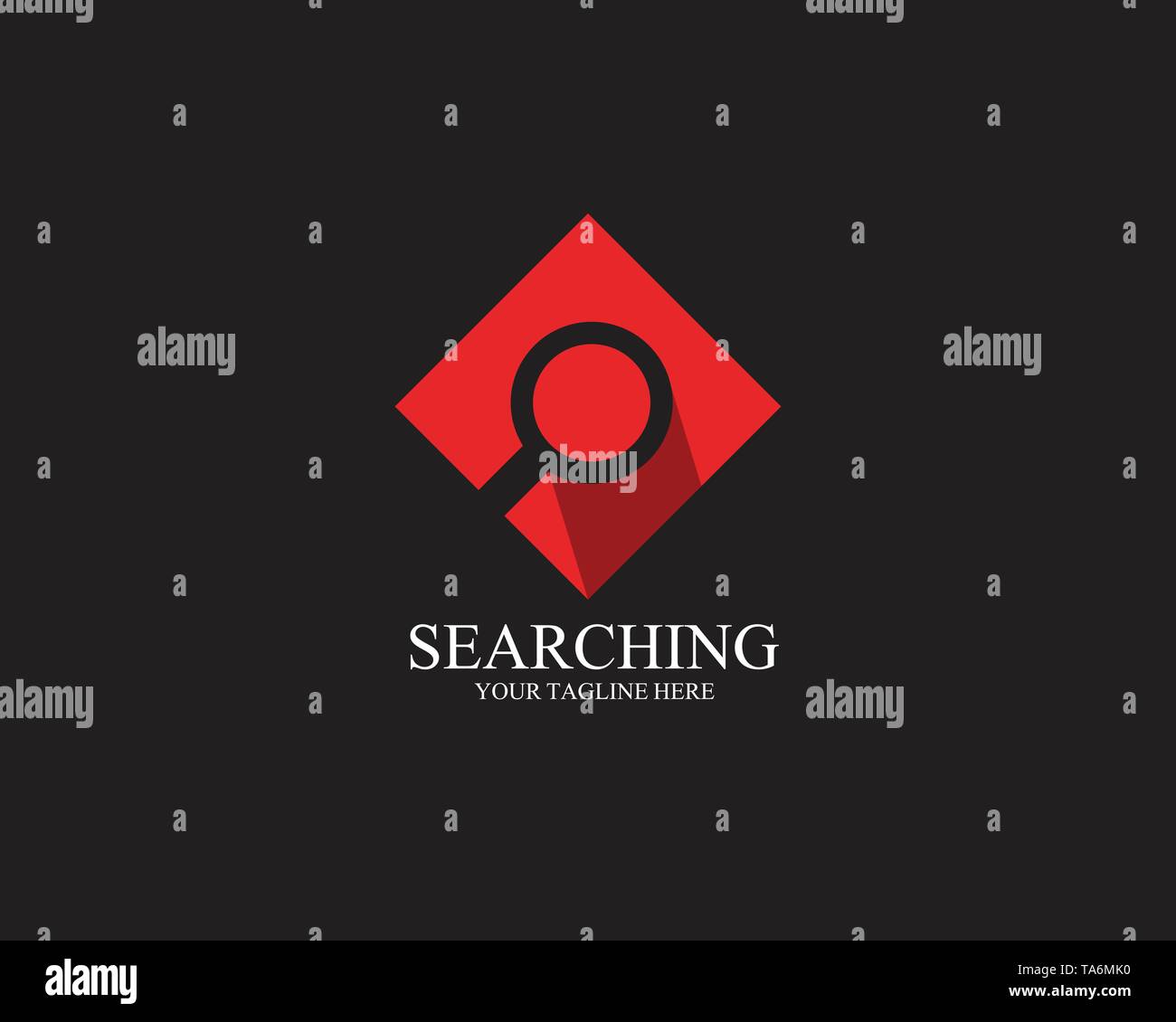 Search logo and symbol template vector Stock Vector