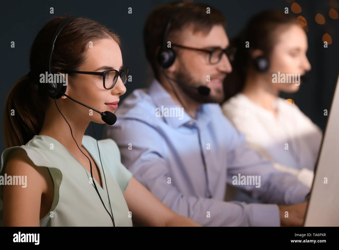 Portrait technical support agents hi-res stock photography and images ...