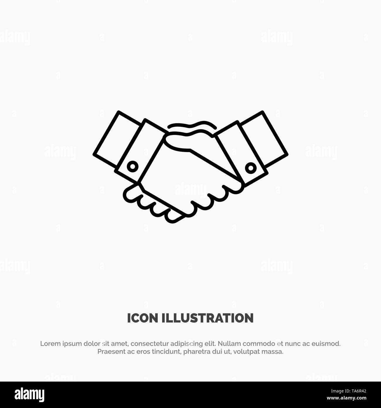 Business partners shaking hands symbol hi-res stock photography and ...