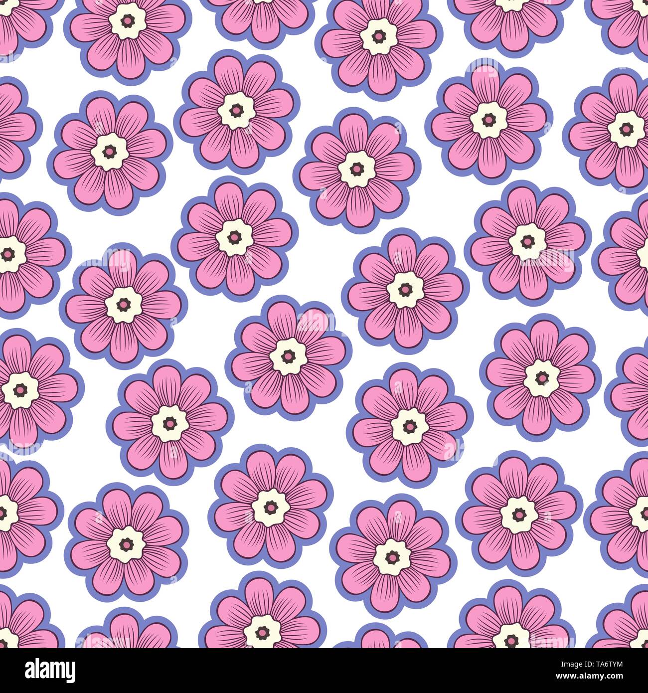 Simple flower zentangle art Stock Vector Images - Alamy