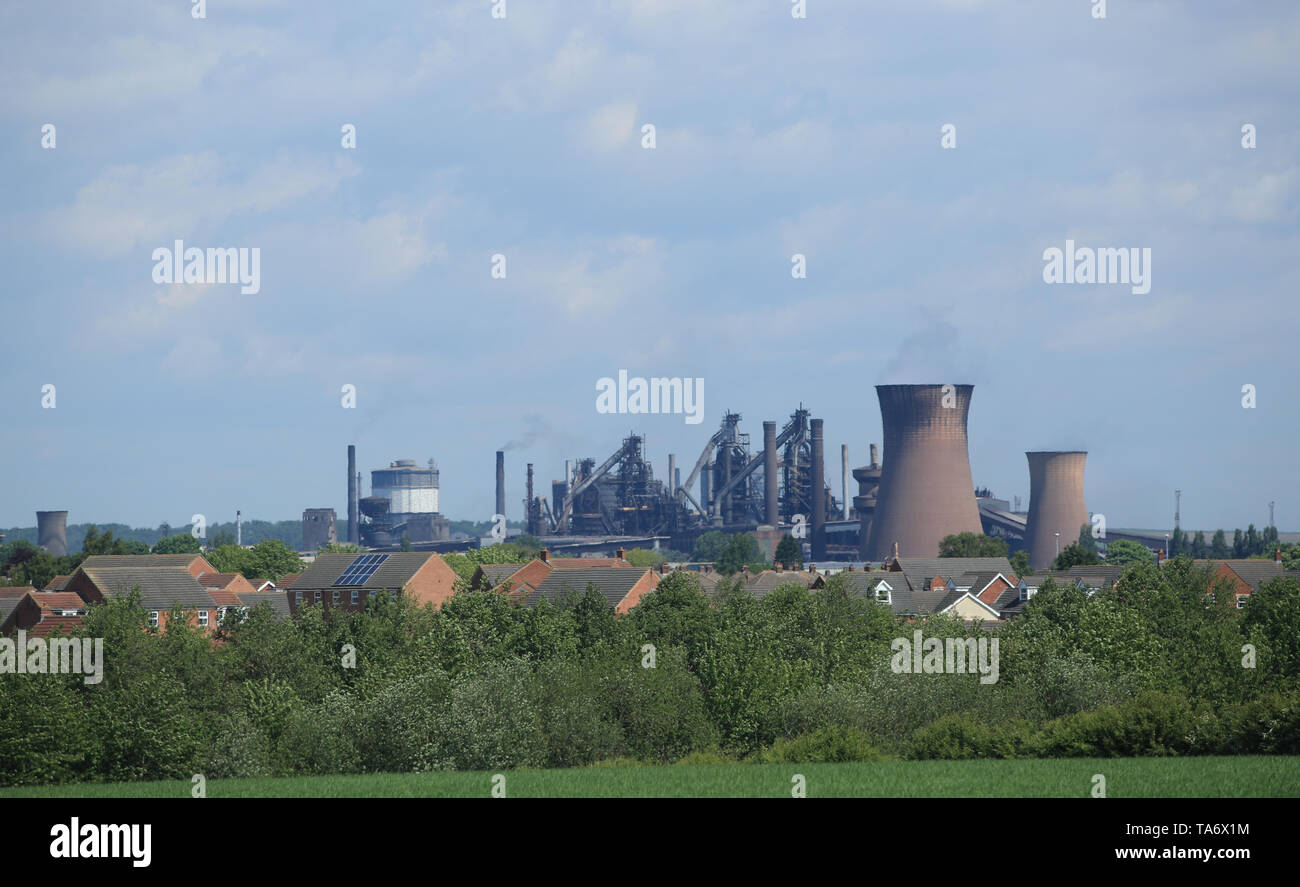 The steelworks plant in Scunthorpe as owner British Steel is to go into