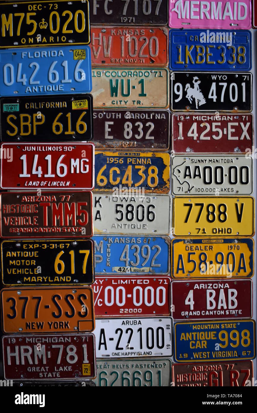 Old Registration Plate On Car High Resolution Stock Photography And Images Alamy