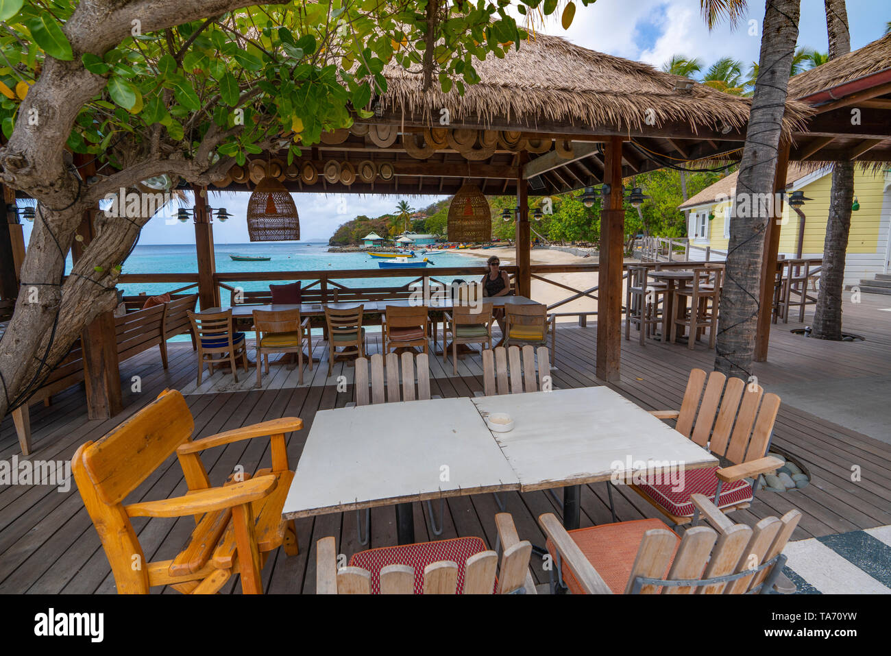 Lovell Village, Mustique Island, St Vincent and the Grenadines, West