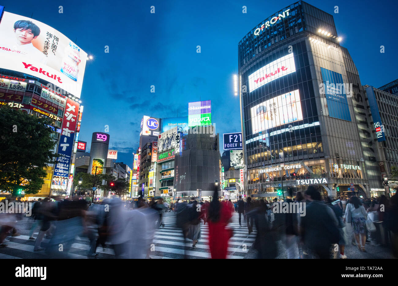 Shibuya Crossing Tokyo Japan Stock Photo - Alamy