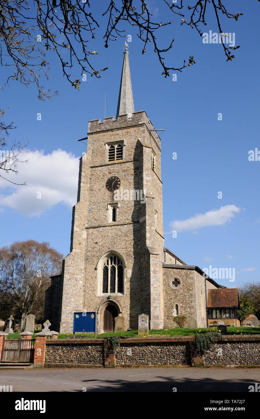 St John the Baptist Church, Aldenham, Hertfordshire Stock Photo Alamy
