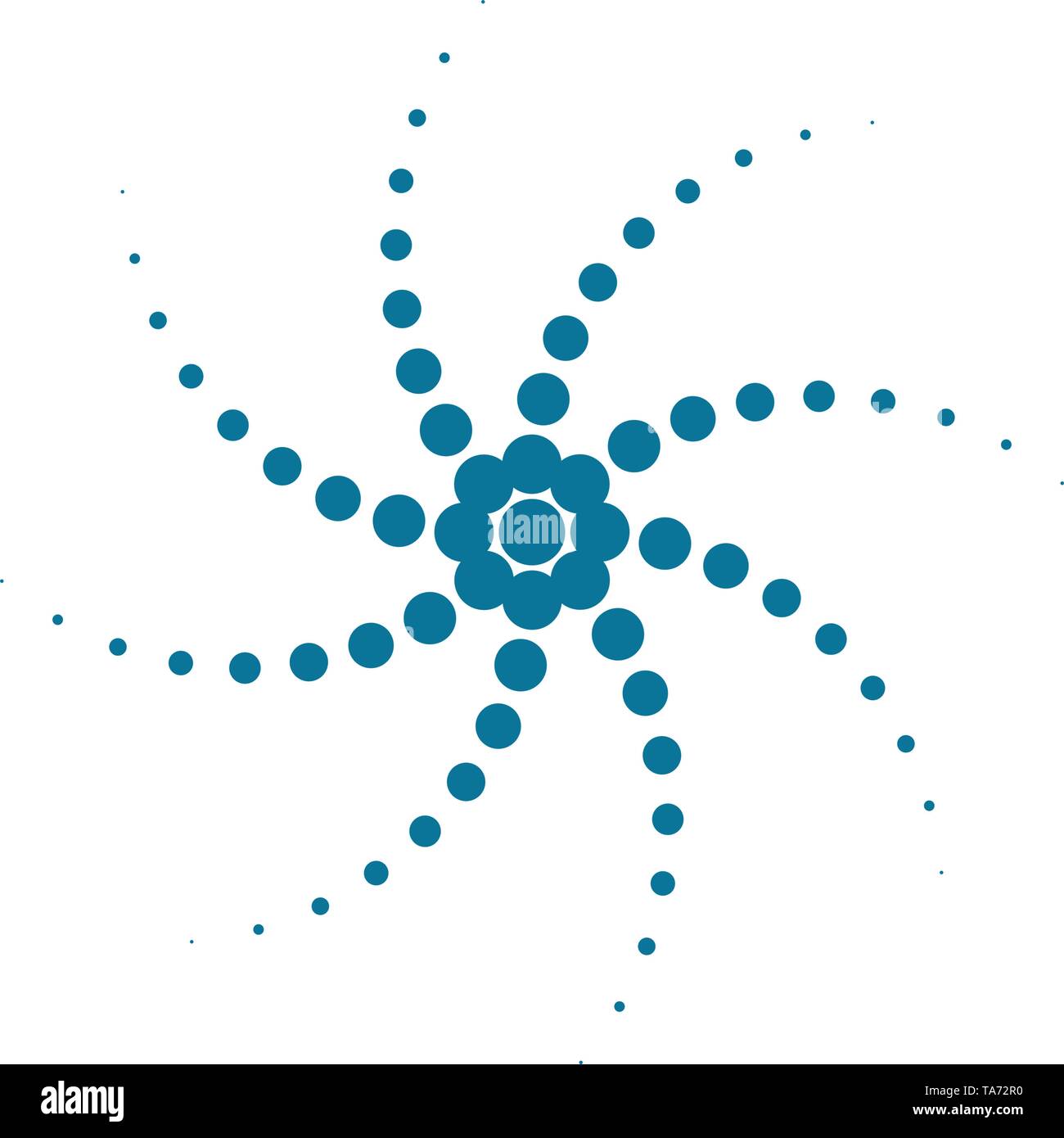 halftone circle dots vector illustration design Stock Vector Image ...