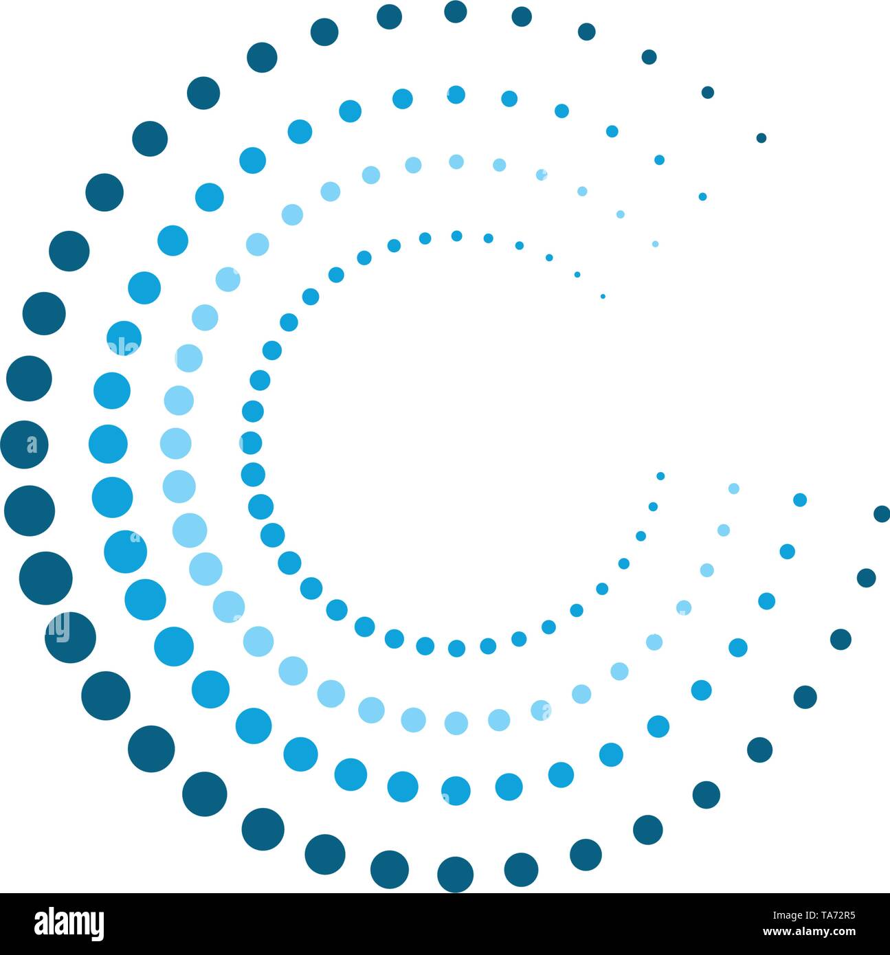 halftone circle dots vector illustration design Stock Vector Image ...