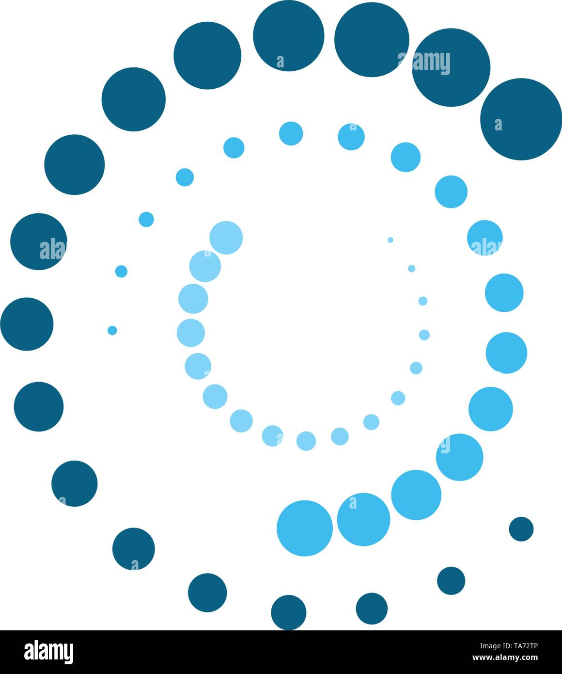halftone circle dots vector illustration design Stock Vector Image ...