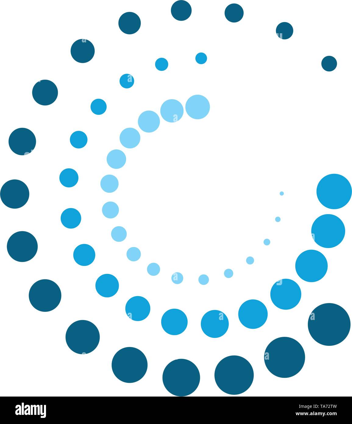 halftone circle dots vector illustration design Stock Vector