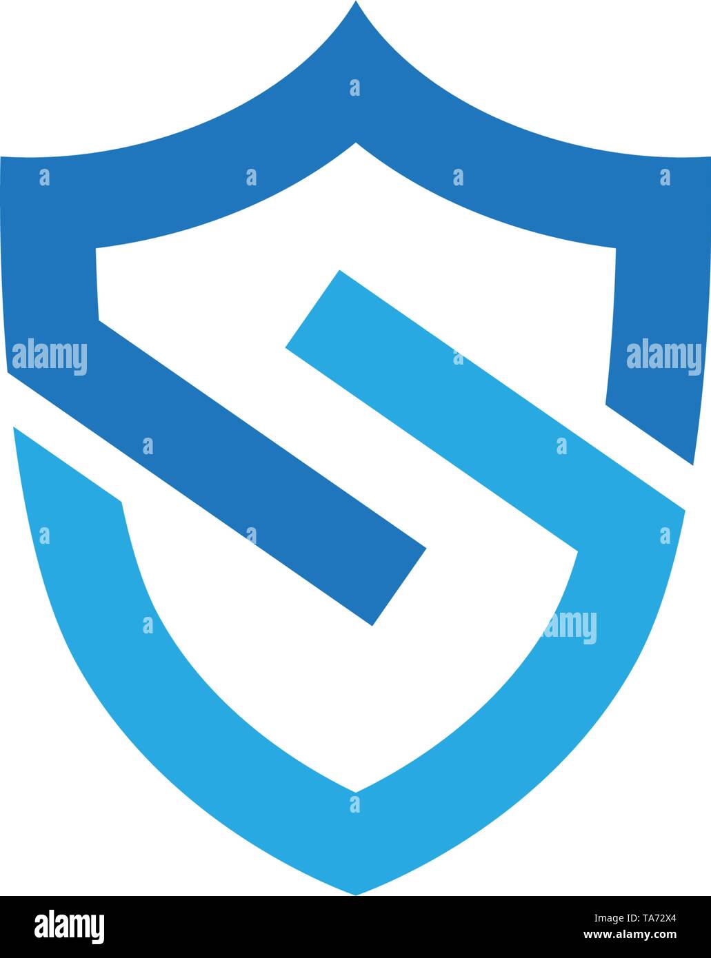 S Letter shield vector illustration design Stock Vector Image & Art - Alamy