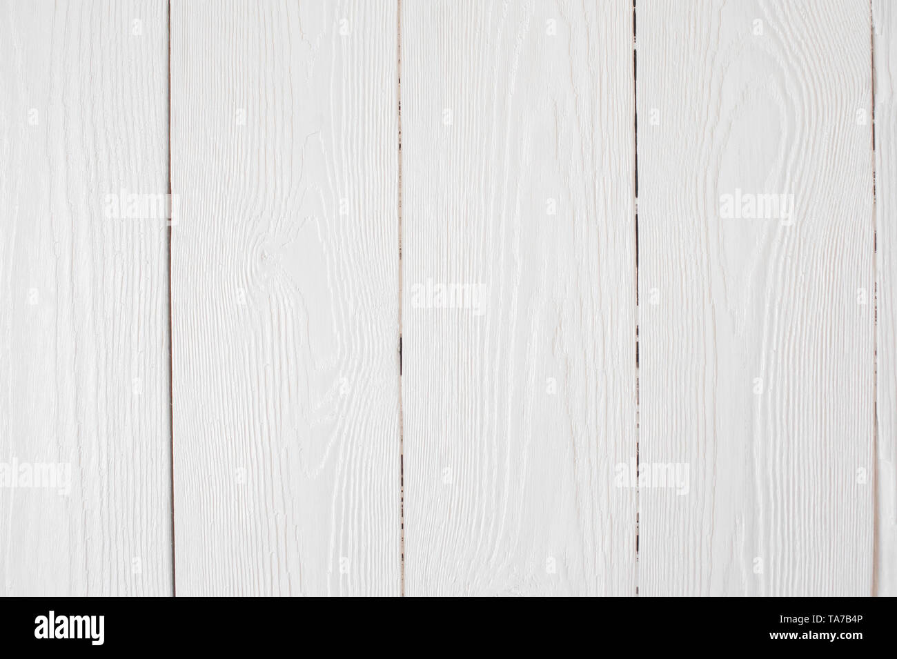White old wood row pattern wall of home for texture and background copy space Stock Photo
