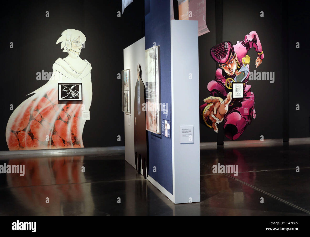 Pic shows The British Museum has opened the largest manga exhibit