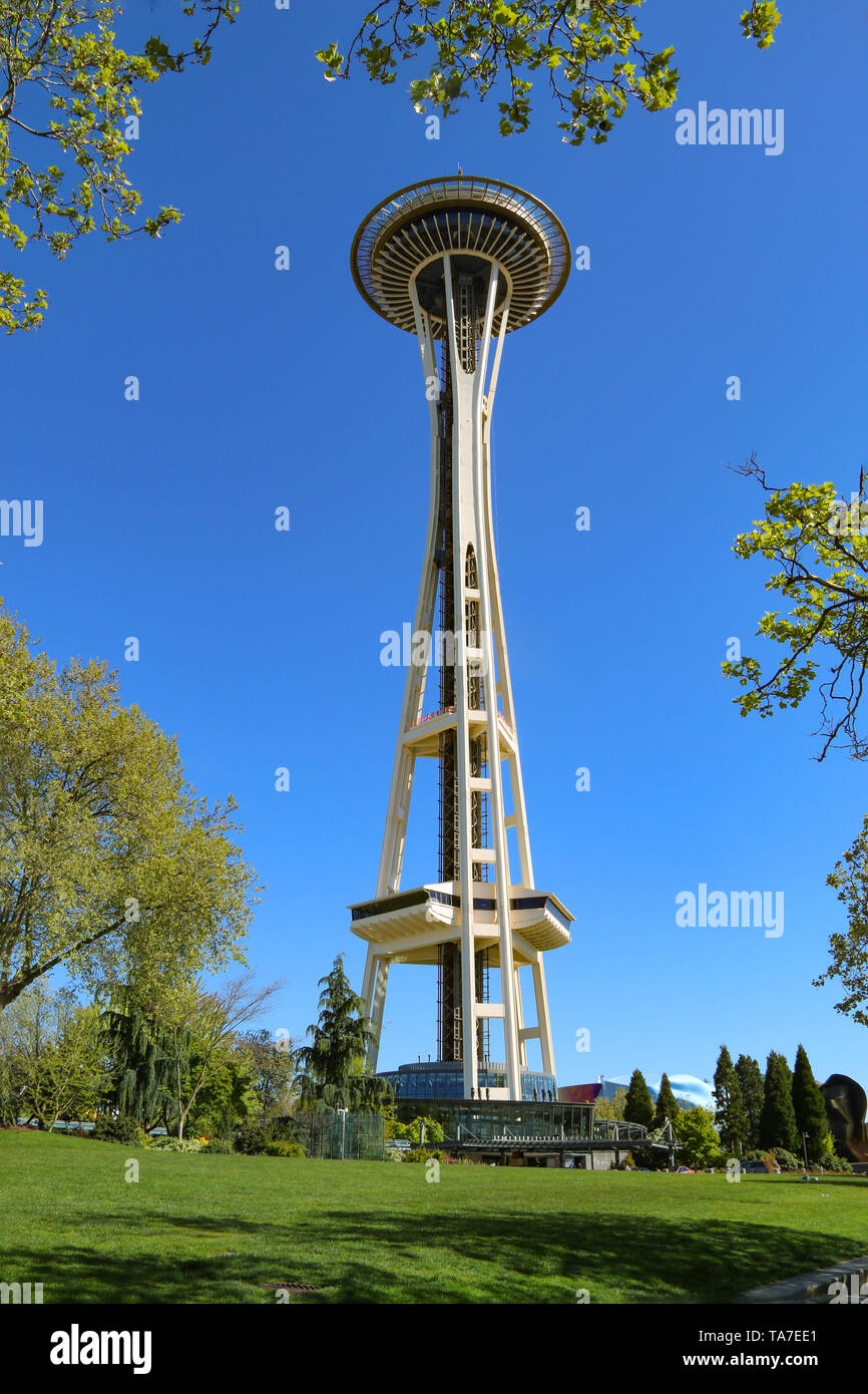 Seattle Space Needle Stock Photo Alamy