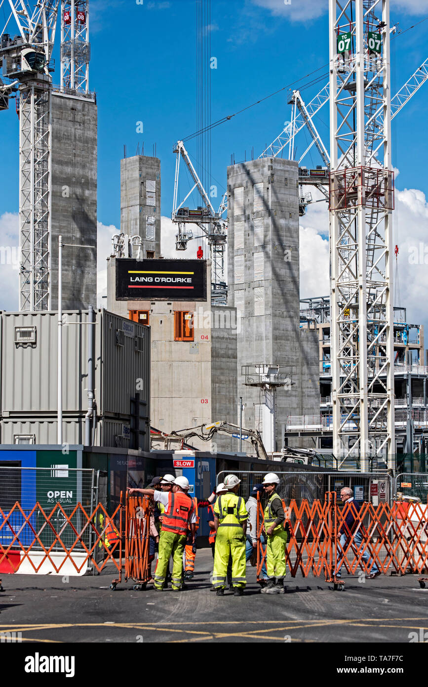 The redevelopment of the St James Centre at the East End of Princes Street, Edinburgh, Scotland, UK. Stock Photo