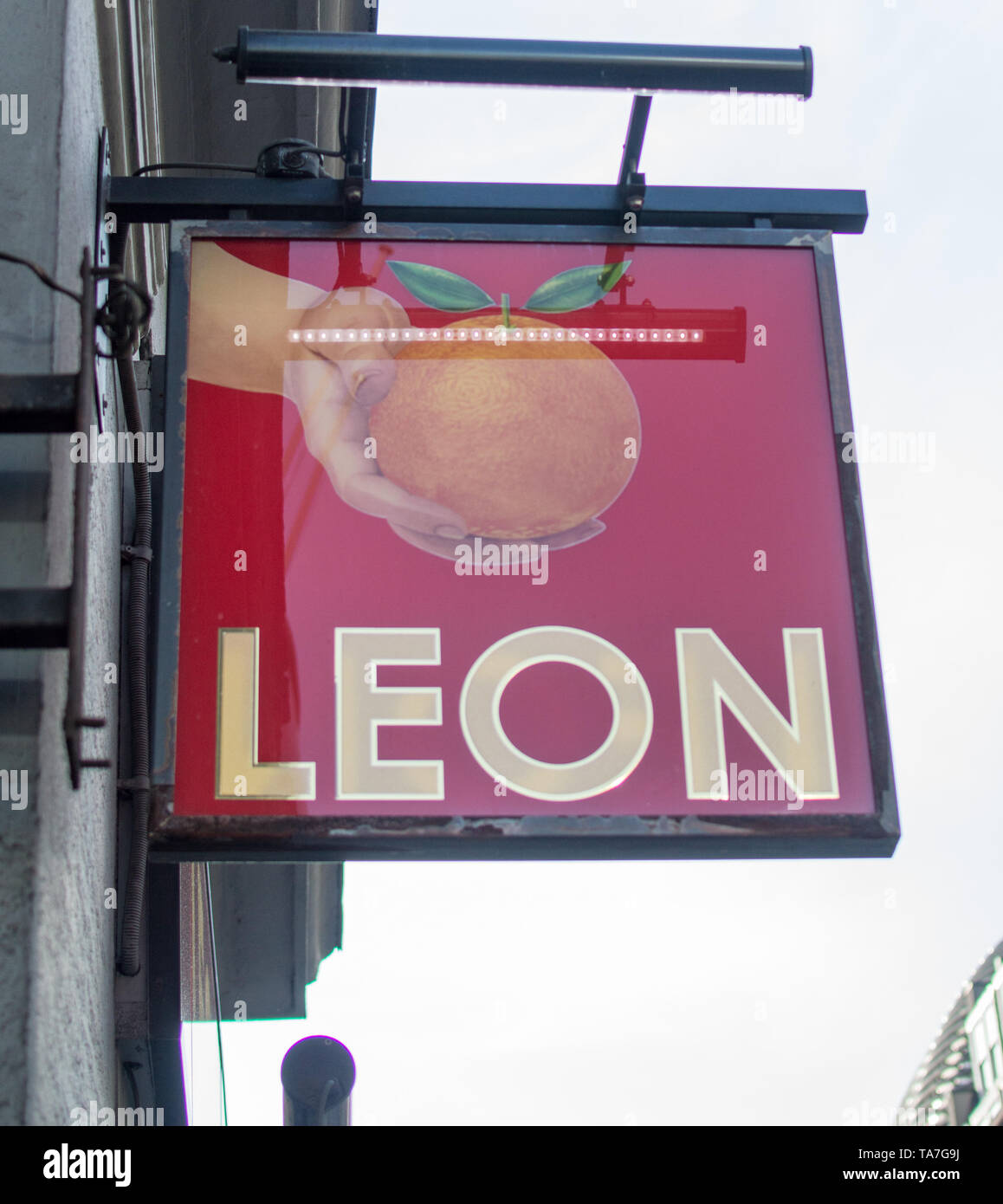 Leon restaurant, London, UK Stock Photo
