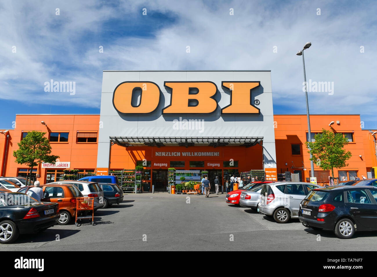 OBI Property market, Wilhelmstrasse, Wilhelm's town, Spandau, Berlin, Germany, OBI Baumarkt, Wilhelmstraße, Wilhelmstadt, Deutschland Stock Photo