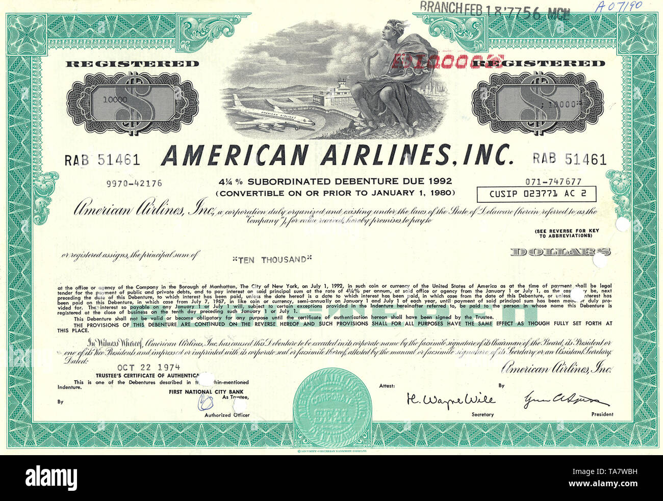 Historic Share Certificate Stock Photos & Historic Share ...