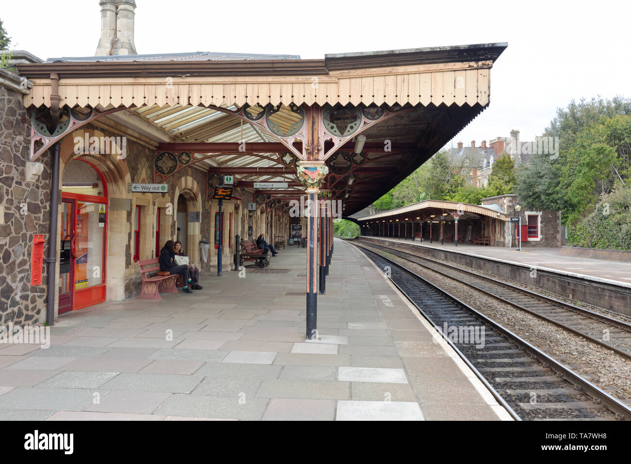 Great Malvern railway station - main train station in Malvern, Worcestershire UK Stock Photo
