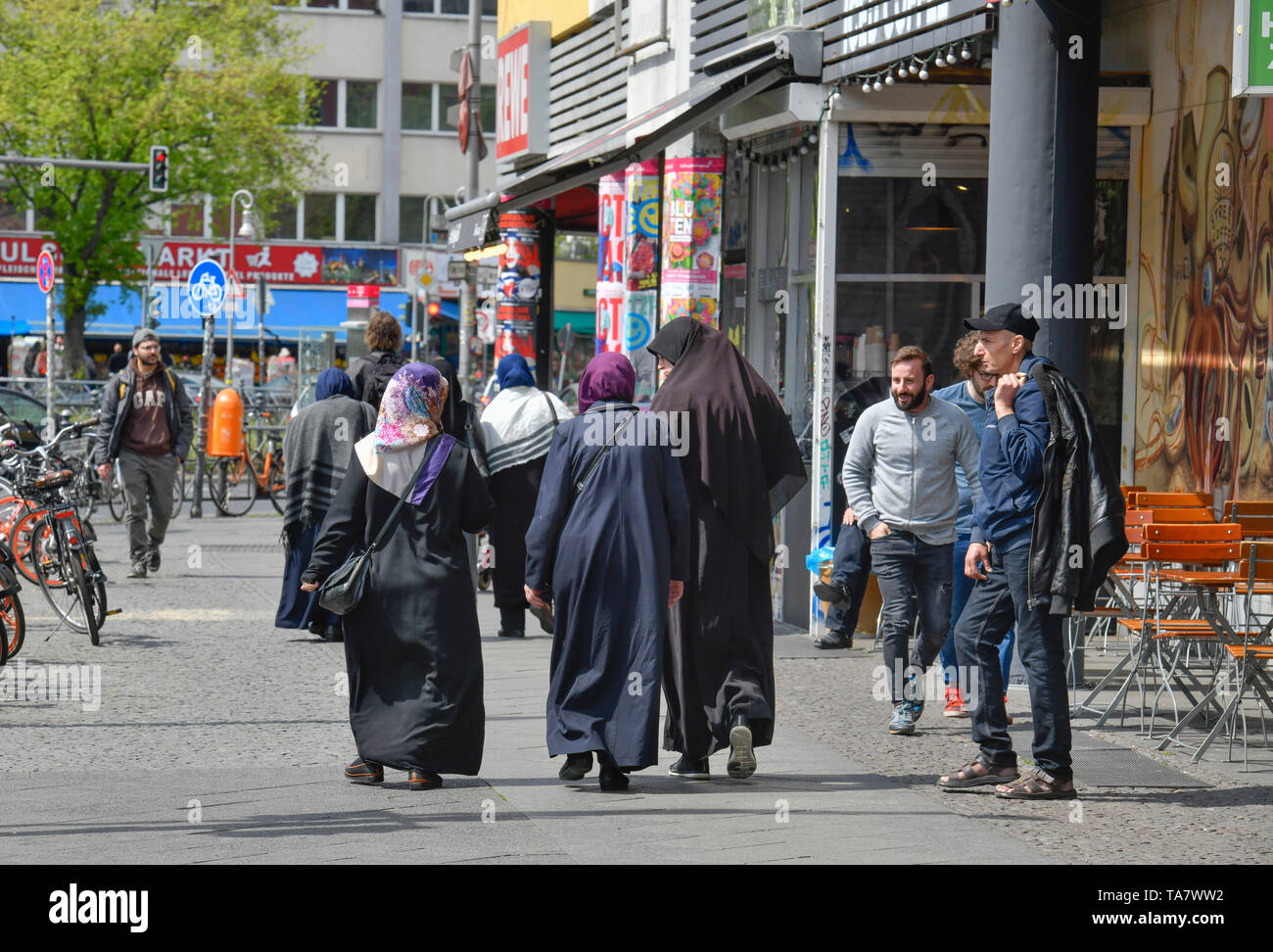 Foreigner, Kottbusser gate, cross mountain, Berlin, Germany, Ausländer, Kottbusser Tor, Kreuzberg, Deutschland Stock Photo