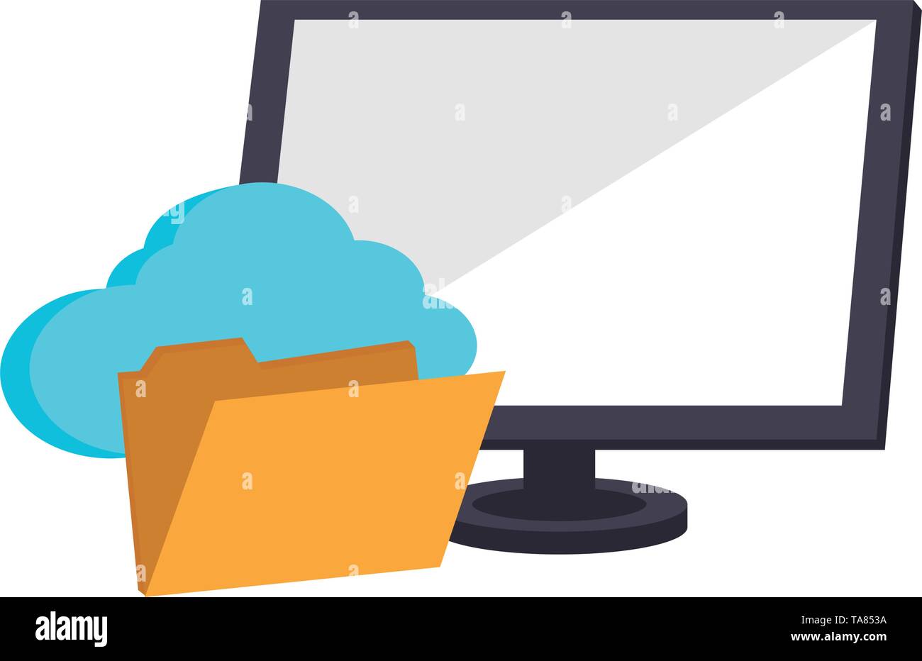 Cloud computing technology vector illustration Stock Vector Image & Art ...