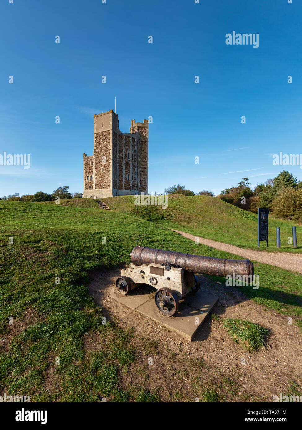 Orford Castle, Suffolk, UK Stock Photo